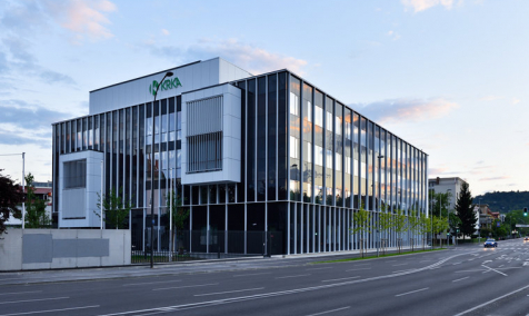 KRKA pharmaceutical company administrative building, Ljubljana