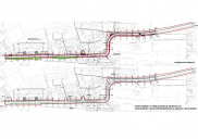 Raumplanung für die Rekonstruktion der Železniška Straße, Lesce