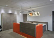 Corporate design concept, interior design and office equipment for KOBRA, Šentjernej