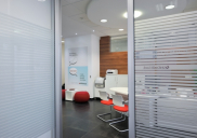 Interior design and office equipment for the UNICREDIT branch office, BC Šenčur