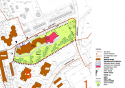 Novellierung des Bebauungsplanes für das Zentrum des Ortes Lesce in der Nähe von RADOVLJICA