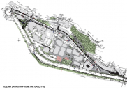 Urbanism concept design for the Center II area, Jesenice