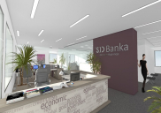 UM- und Innenausbau wie Layout Planung der Zentralverwaltung der SID BANK (Slowenische Investitions- u. Entwicklungsbank)