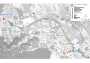 Municipal urban plan for north bypass road at BLED