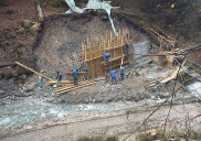 Leitungssystem für das Wasserkraftwerk RUDNO