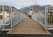 Fußgängerbrücke, Zapuže der Gem. Radovljica