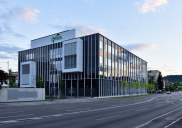 KRKA pharmaceutical company administrative building in Ljubljana