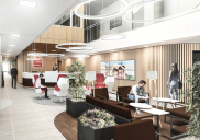 Renovation of the SPARKASSE branch office including café, Ljubljana