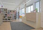 Naklo local library interior design and equipment