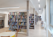 Naklo local library interior design and equipment