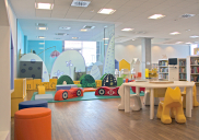 Concept and detailed design of the Children's Corner at the Kranj city library