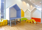 Concept and detailed design of the Children's Corner at the Kranj city library