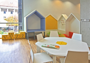 Concept and detailed design of the Children's Corner at the Kranj city library