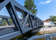 Most čez Cerkniščico in ureditev obrežja, Cerknica