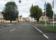 Straßen, Abwasser- und Kanalsystem der Orte  Voklo in Voglje ŠENČUR