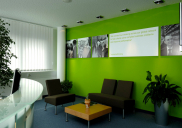 Interior design and office equipment for PWC PricewaterhouseCoopers in Ljubljana