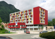 Business-retail-residential building RONDO, Jesenice