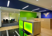 Corporate design concept and development of the VOLKSBANK branch office, Kranj