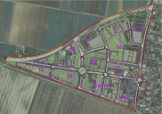 Municipal urban plan for a residential and business district, Žalec