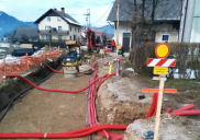 Infrastruktur und Straßen der Ortschaften Bitnje u. Žabnica KRANJ