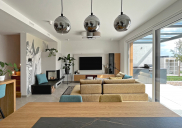 Interior and furnishing of model terraced house, Šenčur