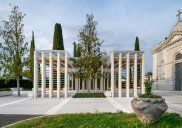 The mourning platform of the Škocjan cemetery