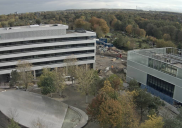 Poslovni stavbi v Parku Wilo, Dortmund - gradbišče