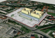 Raum- und Bebauungsplan für Novi center