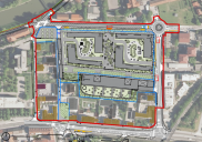 Raum- und Bebauungsplan für Novi center
