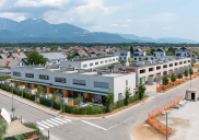 Terraced houses (south row) - construction site, Šenčur