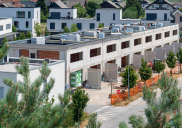 Terraced houses (south row) - construction site, Šenčur