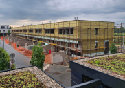 Reihenhäuser (südlicher Häuserblock) - Baustelle, Šenčur