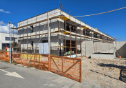 Reihenhäuser (südlicher Häuserblock) - Baustelle, Šenčur