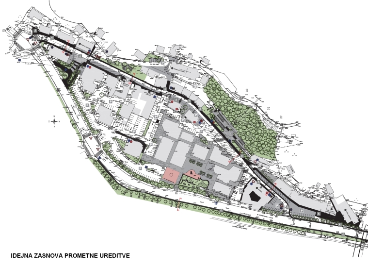 Urbanistična idejna zasnova Center II na JESENICAH - 