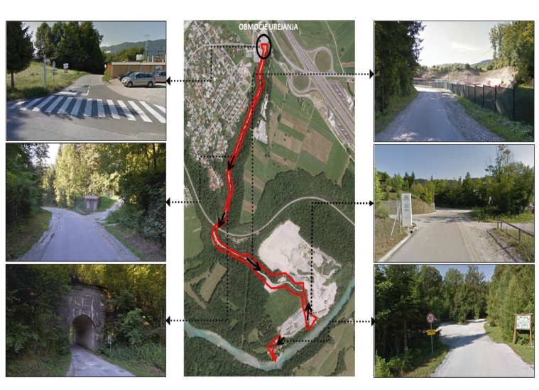 Raum- und Bebauungsplan für die Erweiterung der Gemeindestrasse Savska cesta in Radovljica - 