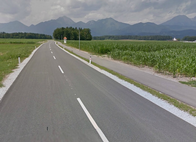 Rekonstrukcija odseka lokalne ceste Šenčur - Visoko - 