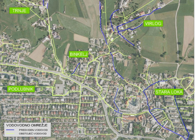 Implementation of communal infrastructure in Stara Loka, Virlog, Binkelj, Trnje and Vešter - 
