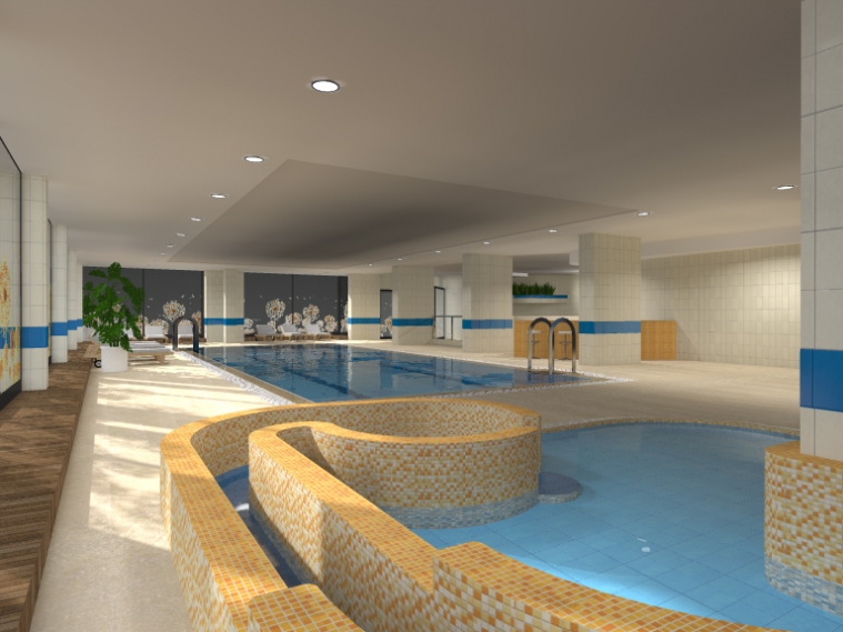 Sanacija bazenov v HOTELU LEK v Kranjski Gori - 