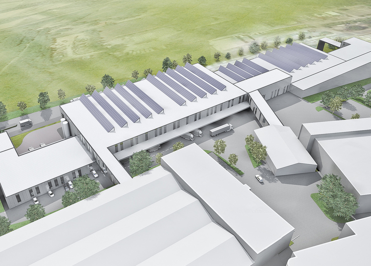 Masterplan / Ciljni načrt za proizvodno-skladiščni kompleks NOVA LAMA v Dekanih - 