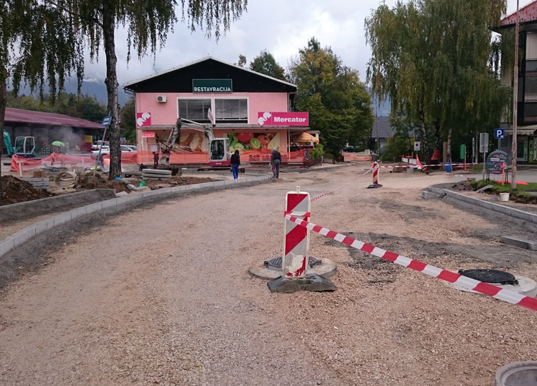Infrastrukturerschließung in Seliše bei Bled - 