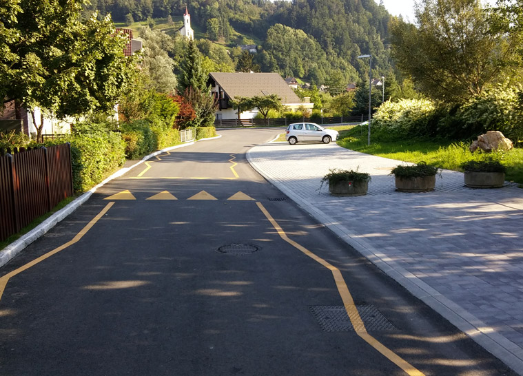Erneuerung des Straßenabschnitts Sorška cesta in Škofja Loka - 