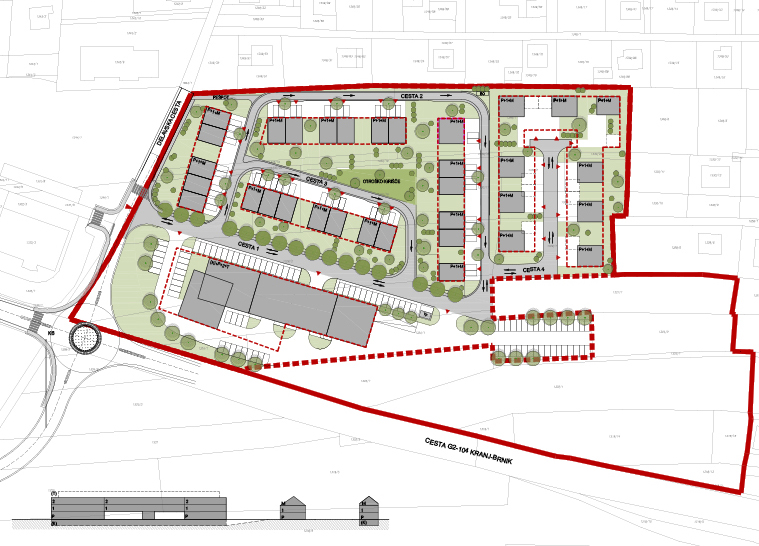 Občinski podrobni prostorski načrt za stanovanjsko-poslovno pozidavo v ŠENČURJU - 1. etapa - 