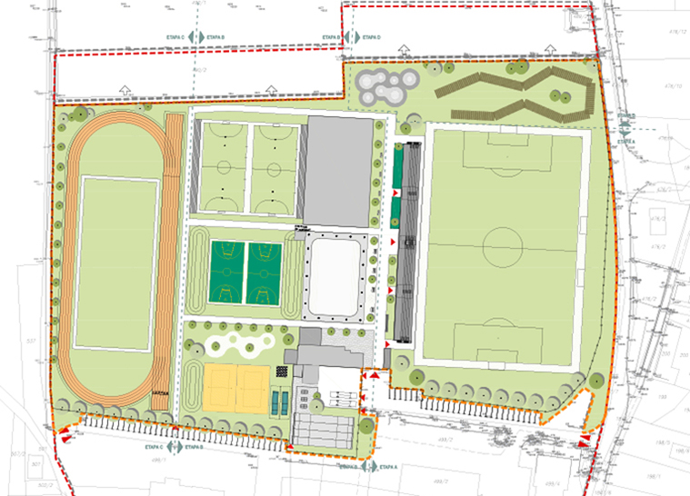 Concept design for the Sports park Šenčur - 