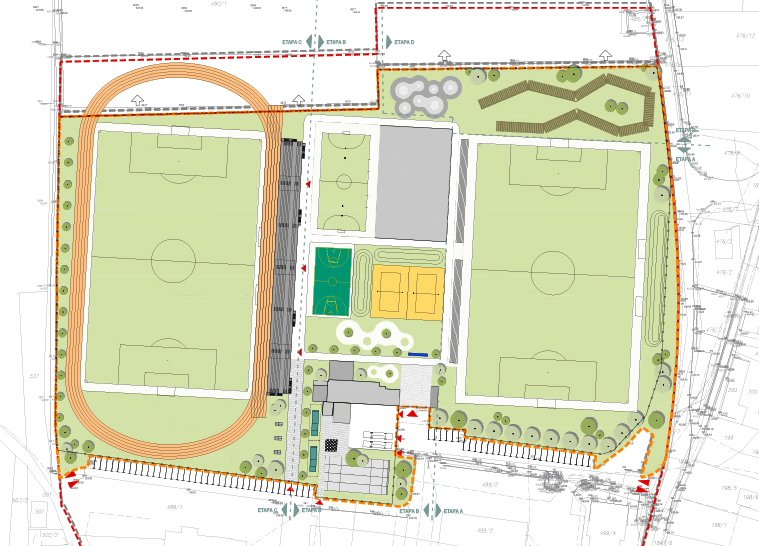 Concept design for the Sports park Šenčur - 