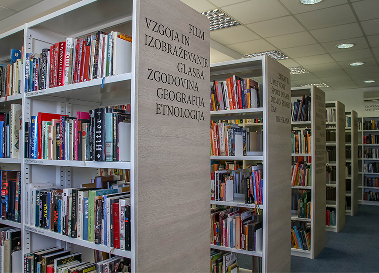 ŠENČUR LOCAL LIBRARY interior and equipment - 