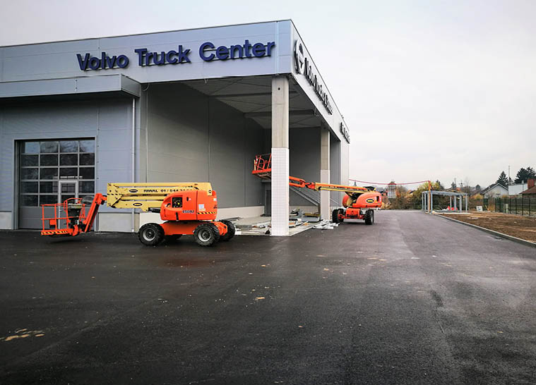 Poslovno-servisni center VOLVO TRUCKS za tovorna vozila, Ljubljana - 