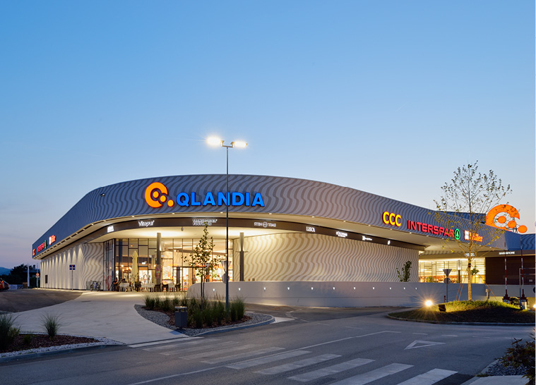 Razširitev nakupovalnega centra QLANDIA v Kranju - 
