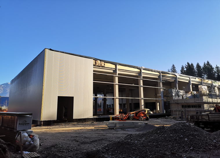Produktions und Verwaltungsgebäude SchäferRolls am Airport Ljubljana - Januar 2020