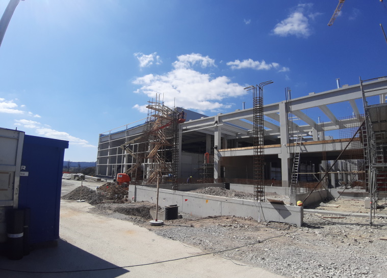 PET PAK manufacturing-warehouse-administrative building in Postojna - March 2020