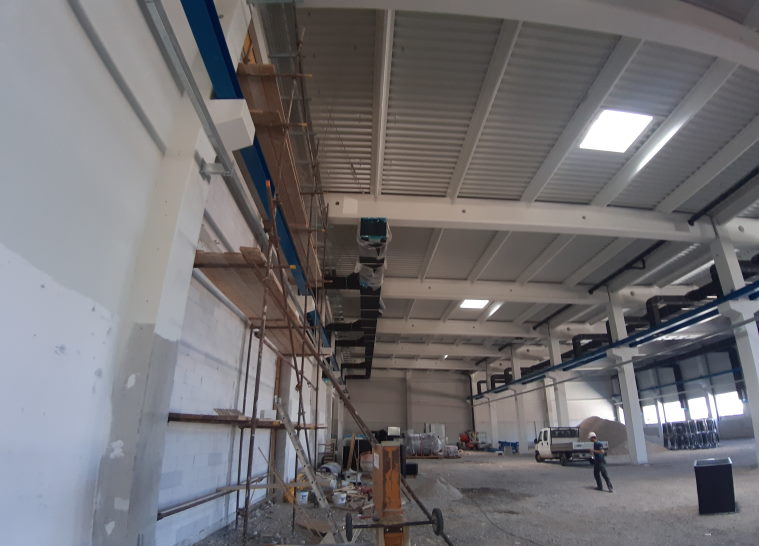 PET PAK manufacturing-warehouse-administrative building in Postojna - July 2020